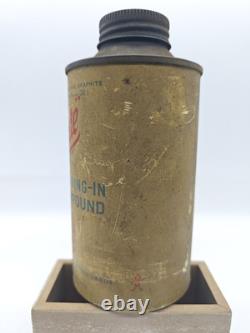 Filtrate Running In Compound Tin Empty Advertising Man Cave Collector