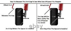 Fits Ford Wheel Spacers 15mm 20mm Capri Escort Black Alloy Hub Centric 4x108 x 4