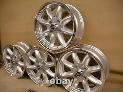 Ford Capri Cortina Escort 5.5x15 Dish Alloy Wheel Set Jbw Minilight Style 15x5.5