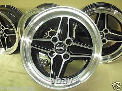 Ford Capri Cortina Escort Etc 7x15 Alloy Wheel Set Jbw Rs4 Spoke Style 15x7
