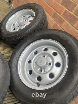 Ford Capri Wheels + New Tyres LS Wheels Ford Cortina Escort Fiesta Anglia