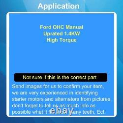 Ford Cortina Escort Rs2000 2.0 Ohc Pinto New Uprated Light Weight Starter Motor