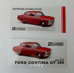 Ford Cortina Gt 500 118 Scale Diecast (not Ford Escort) 1 Of 750 World Wide