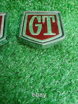 Ford Cortina Mk1 MK2 GT pair of original rear wing badges