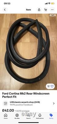 Ford Cortina Mk2 1600e Full Rubber Kit Includes Everything In Description