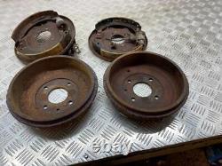 Ford Cortina Mk2 1600e Gt Pair Of 9inch Drubs And Backing Plates