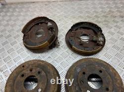 Ford Cortina Mk2 1600e Gt Pair Of 9inch Drubs And Backing Plates