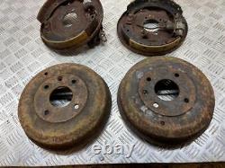 Ford Cortina Mk2 1600e Gt Pair Of 9inch Drubs And Backing Plates