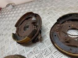 Ford Cortina Mk2 1600e Gt Pair Of 9inch Drubs And Backing Plates