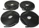 Ford Cortina Mk2 4dr Door Shut Trims X4