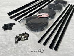 Ford Cortina Mk2 4dr Window Channel X4 Weather Seals X4+4 + All Clips