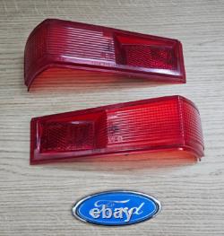 Ford Cortina Mk2 Rear Red Light Lenses 3014 Pair Genuine New Ford Parts