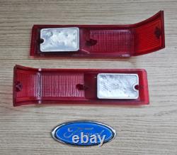 Ford Cortina Mk2 Rear Red Light Lenses 3014 Pair Genuine New Ford Parts