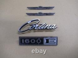 Ford Cortina mk2 1600e Badge set