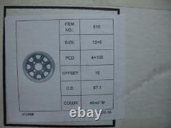 Ford Escort Cortina Capri 6x13 Alloy Wheel Set Jbw Superlite 13x6 Silver