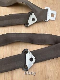 Ford Escort Cortina Seat Belts Pair RETRACTABLE Brand New Original Ford 69BBT