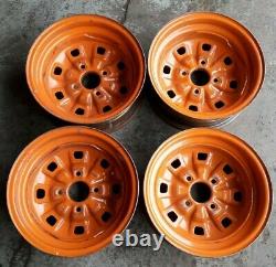 Ford Escort MK1 MK2 Capri Cortina Steel Wheels 5J x 13 inch 79ABCBBB Set of 4