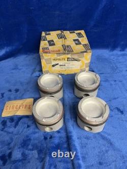 Ford Escort Mk1 Mk2 Cortina Mk2,3 1.6 Xflow Pistons Set Brand New + 40 Hepolit