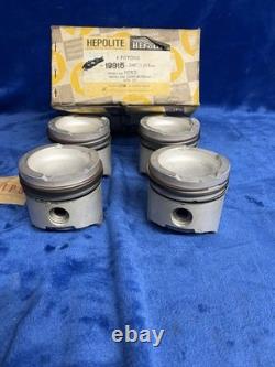 Ford Escort Mk1 Mk2 Cortina Mk2,3 1.6 Xflow Pistons Set Brand New + 40 Hepolit