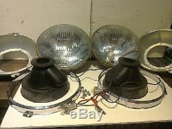 Ford Escort Mk1 Rs Avo Mk2 Cortina Mk3 Classic Mini Headlamps Org Lucas Halogen