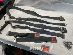 Ford FoMoCo 1960s Cortina Anglia 105e Mk1 Escort Static 3 Point Seat Belts Set