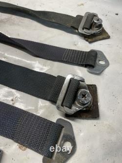Ford FoMoCo 1960s Cortina Anglia 105e Mk1 Escort Static 3 Point Seat Belts Set