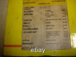 Ford escort MK1 Capri Cortina etc crossflow alternator new Bosch 9124476035