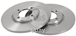 Front Set 2x Brake Discs A. B. S. 15729 for Hyundai/Ford Stellar/Cortina/Taunus/Es