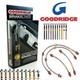 Goodridge Brake Hose Kit Sfd0603-3c For Ford Cortina Mk2 1966-70