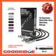 Goodridge Steel Black Brake Hoses For Ford Cortina Mk2 1966-1970 Sfd0603-3c-bk