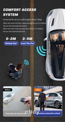 HD LCD Digital Smart Key Touch Screen Display Protective Film Car Accessories