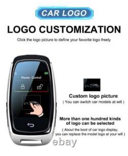 LCD Touch Screen Smart Key For Remote Keyless Entry Start Stop Engine Window