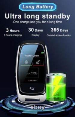 LCD Touch Screen Smart Key For Remote Keyless Entry Start Stop Engine Window