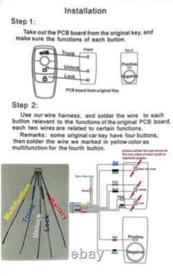 LCD Touch Screen Smart Key For Remote Keyless Entry Start Stop Engine Window
