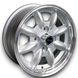 Minilite Style Alloy Wheels For Ford Cortina MK2 9x13 ET -12