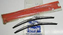 Mk1 Escort Mk1 Cortina Genuine Ford Nos Wiper Blade And Backing Assy's Pair