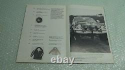 Mk1 Mk2 Escort Twin Cam Rs2000 Cortina Gt Lotus Genuine Ford Rallye Sport Book