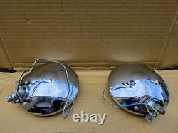 Nos Genuine Ford Carello Chrome Spot Lights Cortina Escort Rs Fiesta