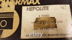 Powermax 85mm flat top pistons for Ford Cortina Escort etc