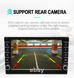 Quad-Core 9in 1Din Car Radio Stereo MP5 Player GPS SAT NAV Bluetooth+Rear Camera