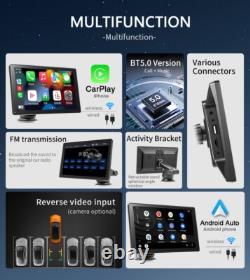 Radio Car Stereo Multimedia Player For CarPlay Android Mirror Link TF USB WiFi