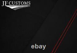 Red Stitch Leather 4x Front Rear Door Card Covers Fits Ford Cortina Mk2 4dr