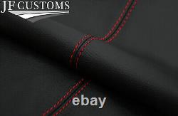 Red Stitch Leather 4x Front Rear Door Card Covers Fits Ford Cortina Mk2 4dr