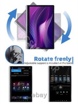 Rotatable Vehicle Headrest Monitor Car Rear Seat Video TV Player FM Bluetooth