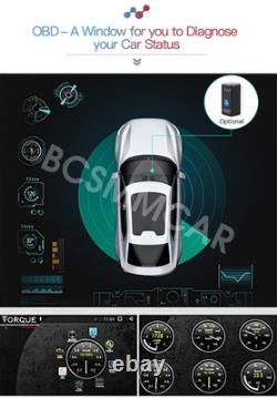 Rotatable Vehicle Headrest Monitor Car Rear Seat Video TV Player FM Bluetooth