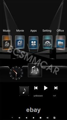 Rotatable Vehicle Headrest Monitor Car Rear Seat Video TV Player FM Bluetooth
