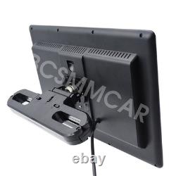Rotatable Vehicle Headrest Monitor Car Rear Seat Video TV Player FM Bluetooth