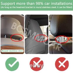 Rotatable Vehicle Headrest Monitor Car Rear Seat Video TV Player FM Bluetooth