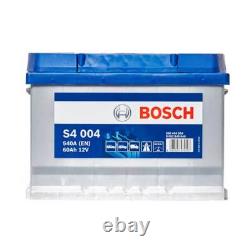 S4004 S4 075 Car Battery 12V 60Ah 540cca L242 x W175 x H175 0/1 B13 4 Year Bosch