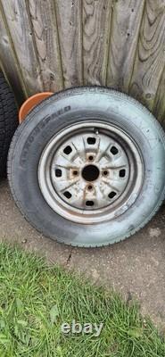 Set Of 5, Ford 13r x 5.5j Steel Wheels Cortina, Escort, Capri